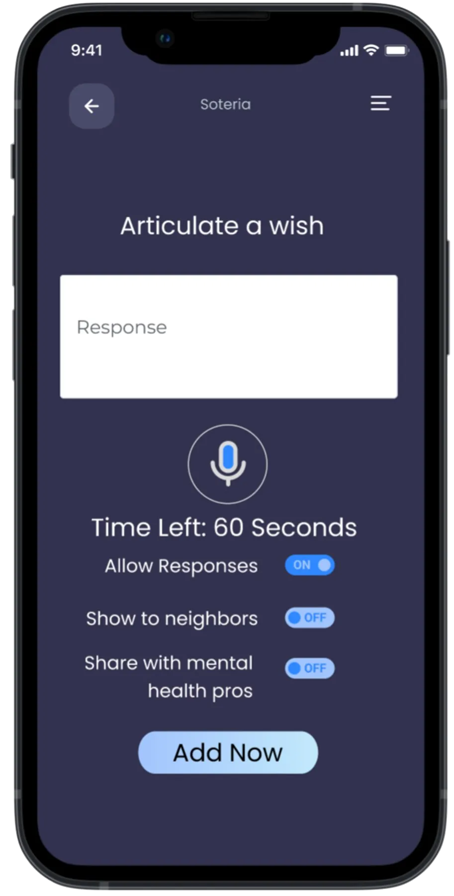 Mobile prompts capture users' hopes, visualized as paper boat messages within Soteria.