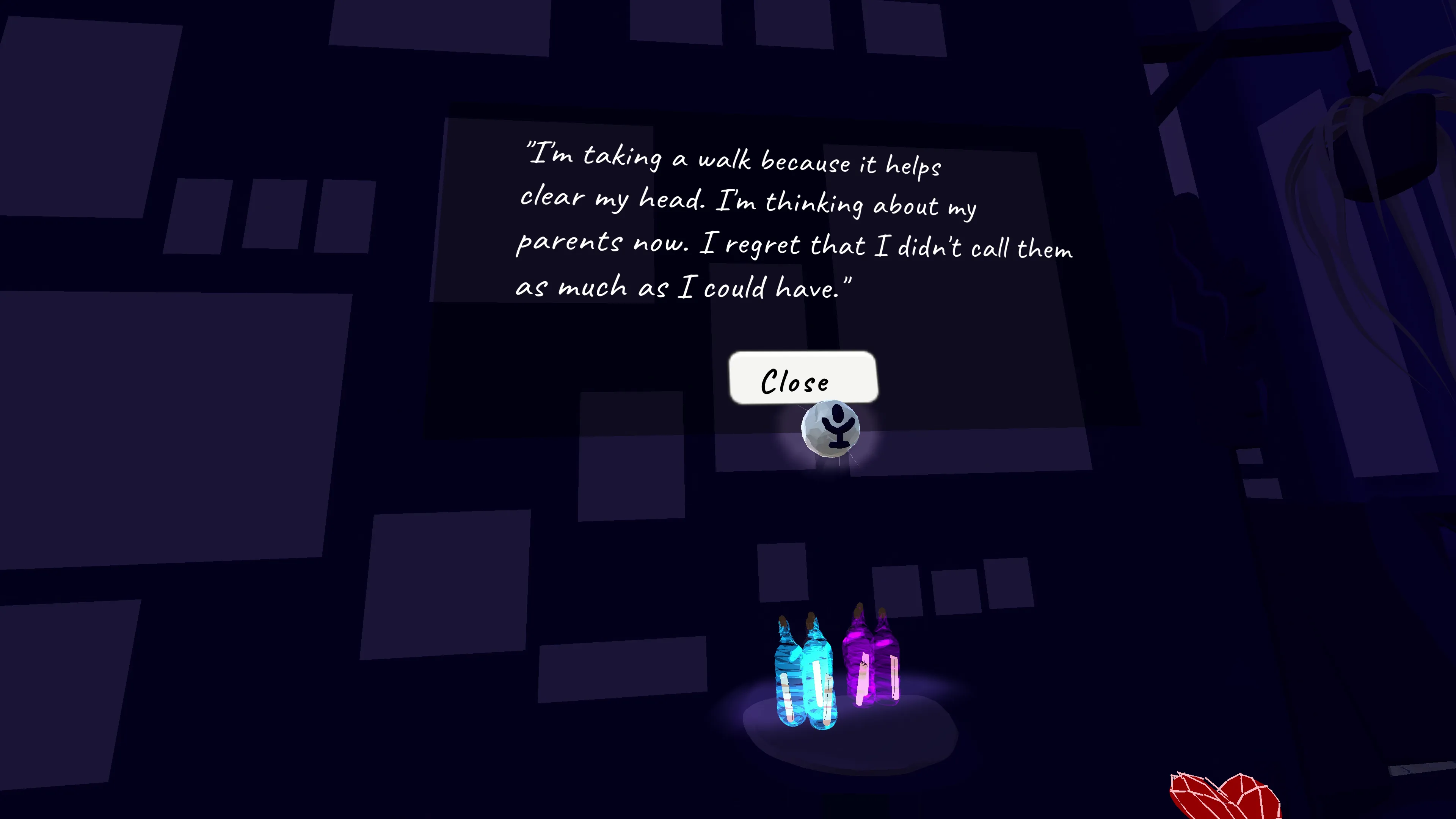 Users can respond to others' bottled messages with encouragement or shared experiences.